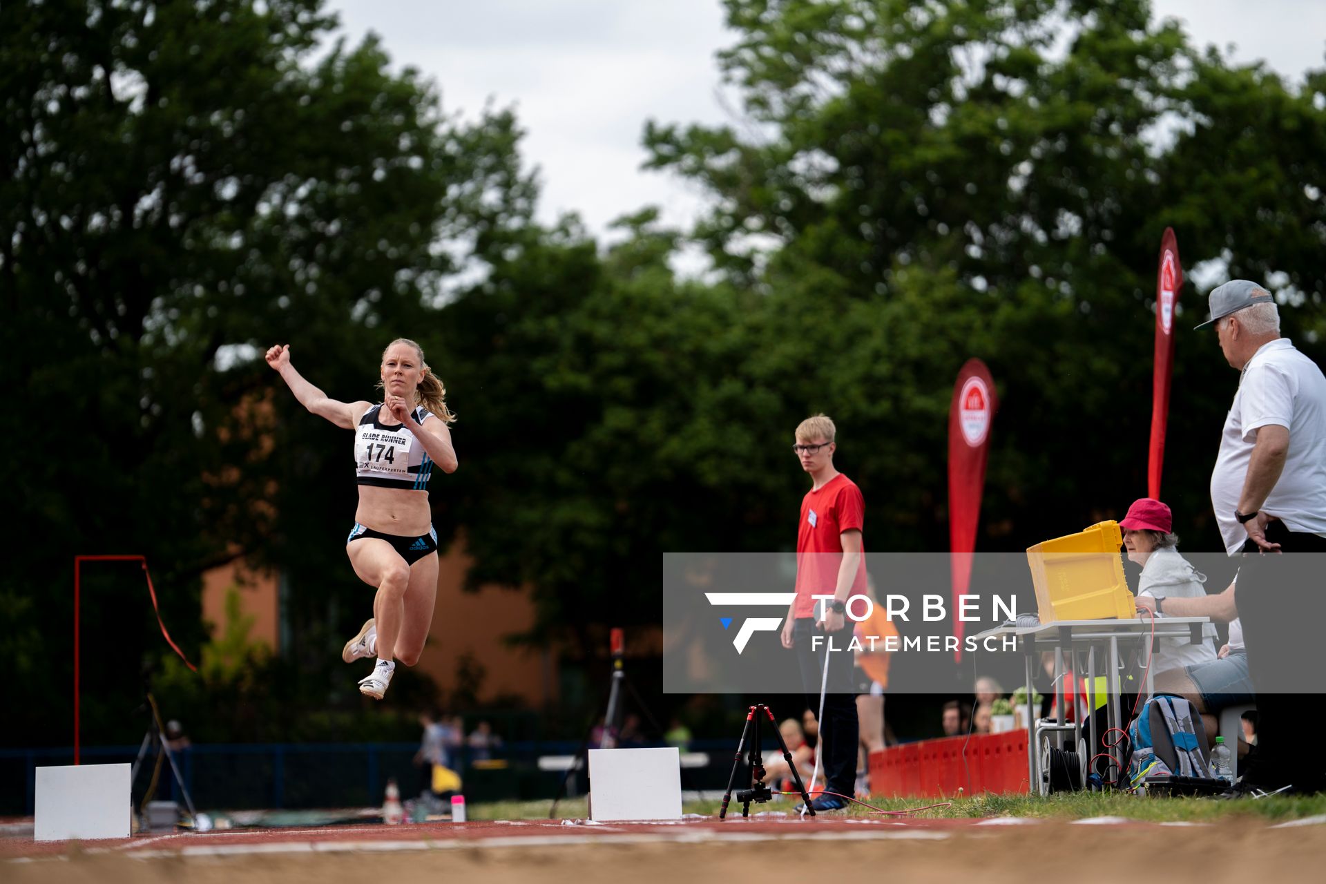 Neele Eckhardt (LG Goettingen) im Dreisprung am 14.05.2022 beim Nationalen Leichtathletik-Meeting im Erika-Fisch-Stadion in Hannover
